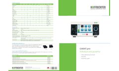 Hoffrichter - Model CARAT pro - Ventilation - Brochure
