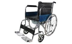 Dayang - Model DY02608 - Steel Folding Frame Commode Wheelchair for Senior