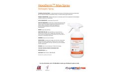 HexaDerm - Model Max - Antiseptic Spray - Brochure