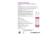 BioCalm - Soothing and Calming Mousse for Relief of Itching - Brochure