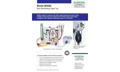  	Supera - Model M3000 - Table Top, Non-Rebreathing Anesthesia Machine- Brochure
