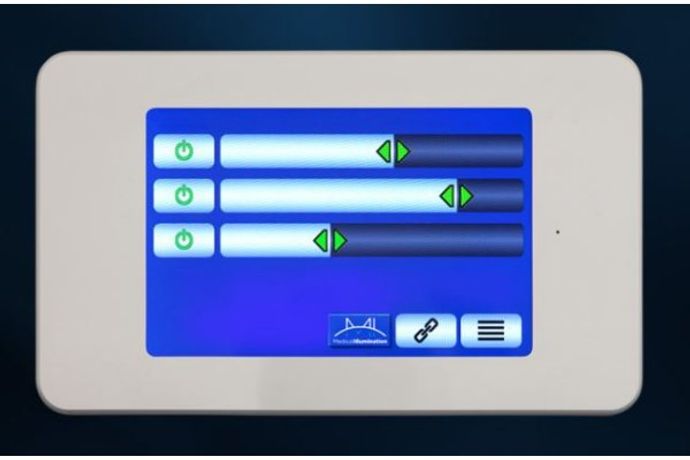 Medical Illumination - Wall Mount Control Panel (System Two)