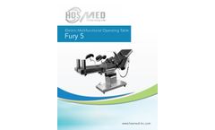 Hosmed - Model Fury 5 - Electric Multifunctional Operating Table - Brochure
