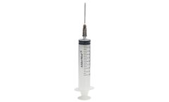 AldarMed - Model LS1021G1 - Hypodermic Syringe with Gasket, Needle 10 cc luer slip 21Gx1``