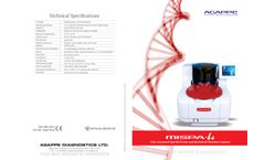 Mispa - Model i4 - Fully Automated Cartridge Based Specific Protein & Clinical Chemistry Analyzer - Brochure