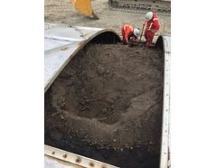 Soil treated with ETC Technology in Whitehorse, Yukon.