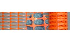 Snow-Plastic - Orange Safety Fence Barrier - Fencing