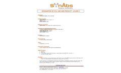 SYnAbs - Model LO-DNP-1 - Anti-DNP Monoclonal Antibodies (mAbs) - Datasheet