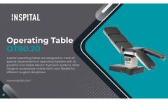 Operating Table OT80 20 - Video