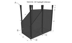 TrapBag - Model TBCD150 - 5ft Cofferdam Barriers - 10m (33 ft) Sections