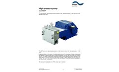 WOMA - Model Type 330 ARP - High Pressure Plunger Pump - Brochure