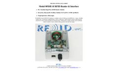 Model 80X0E-SI RFID Reader & Interface - Datasheet