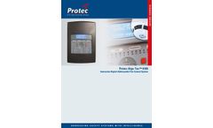 Protec Algo-Tec - Model 6100 - Single Loop Fire Alarm Panel - Brochure