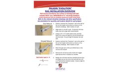Evolution - Medical Equipment Management Rail Installation   - Brochure