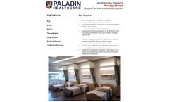 Paladin - Model Prestige Series - Single Tier Room Headwall System - Brochure