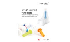 Droplet - Model Eu - Pen Needle - Brochure