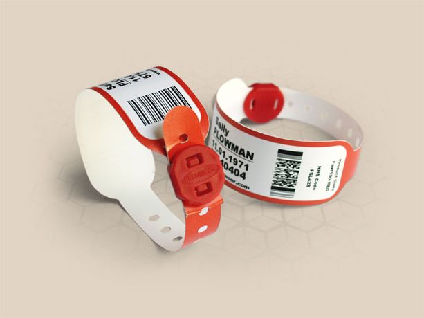 Brenmoor - Model FAST1STB SATO - Compatible Adult Printable Hospital Wristbands
