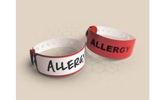 Brenmoor - Model VIVID - Red Coloured Alert Printable Hospital Wristbands