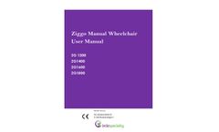 Ziggo - Model ZG - Lightweight Manual Wheelchair - User Manual