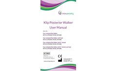 Walking - Klip Posterior Walker - User Manual