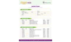 Ziggo - Model ZG - Pediatric Children Lightweight Manual Wheelchair and Accessories - Order Form