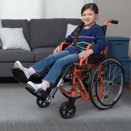 Pediatric Children`s Lightweight Manual Wheelchair-4