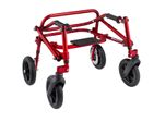 4-Wheeled Posterior Walker with Flip Up Seat and 8