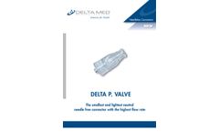 DeltaMed - Model P.Valve - Needleless Connectors - Brochure