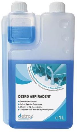 Detro - Model Aspiradent - Dental Aspiration System Cleaning and Care Solution