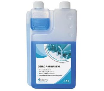 Detro - Model Aspiradent - Dental Aspiration System Cleaning and Care Solution