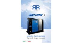Erredue - Model Saturn - High Purity Nitrogen Generators - Brochure