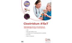 Coris - Model Clostridium K-SeT - Immunochromatography Test - Brochure