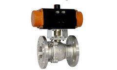 Concorde - 2 Piece Design Pneumatic Operated/Actuated Ball Valves