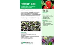 Promot MZM - Biological Starter Fertilizer with Beneficial Micronutrients Brochure