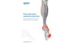 Neuromuscular Electrostimulation Device for Post-Operative Oedema Prevention - Hospital Applications- Brochure