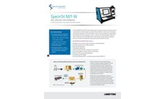 SpectrOil M/F-W - Fuel Analysis Spectrometer - Datasheet