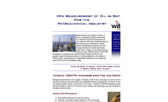 ppm Oil in Water Measurements for the Petrochemical Industry - Brochure