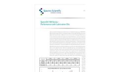 Application Note: SpectrOil 100 Series – Performance with Lubrication Oils