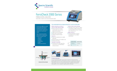 FerroCheck 2000 Series Ferrous Metal Analyzer - Datasheet