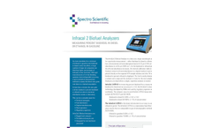 Spectro - Model InfraCal 2 ATR-B - Biodiesel Blend Analyzer - Datasheet