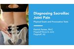 Diagnosing Sacroiliac Joint Pain - Physical Exam and Provocative Tests - Video