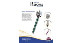 Reform - Comprehensive Pedicle Screw System - Brochure