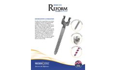 Reform - Model HA - HA Coated Pedicle Screw System - Brochure