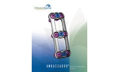 Ambassador - Anterior Cervical Plate System - Brochure
