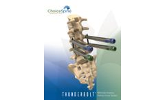 Thunderbolt - Minimally Invasive Pedicle Screw System - Brochure
