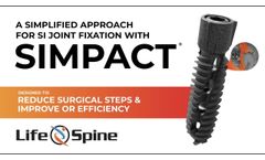 SI Joint Fixation System with SImpact - Video