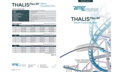 Amg - Model THALIS Flex 6F - Balloon Expandable Stent- Brochure