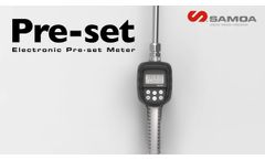 Electronic Pre-set Meter, SAMOA Pre-set