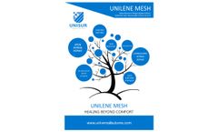 Unisur - Model UNILENE - Polypropylene Mesh - Brochure
