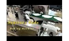 Lady Sanitary Pads Making Machine
